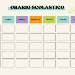 Orario scolastico