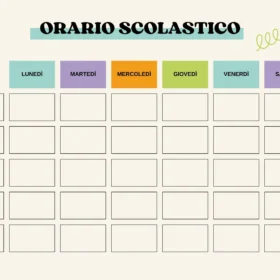 Orario scolastico